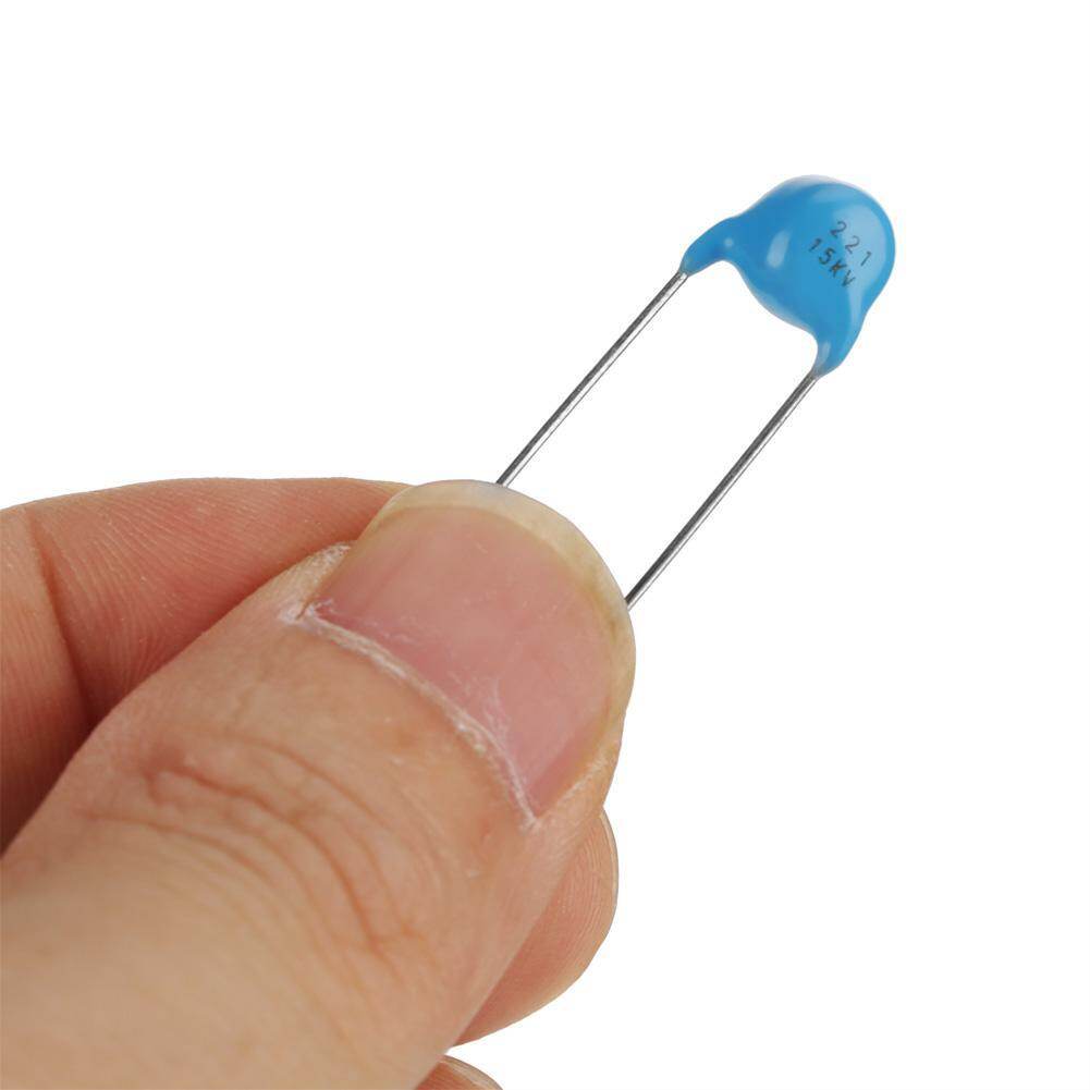 25Pcs High Voltage Monolithic Ceramic Capacitor 221k 220pF 15KV Capacitor Kit