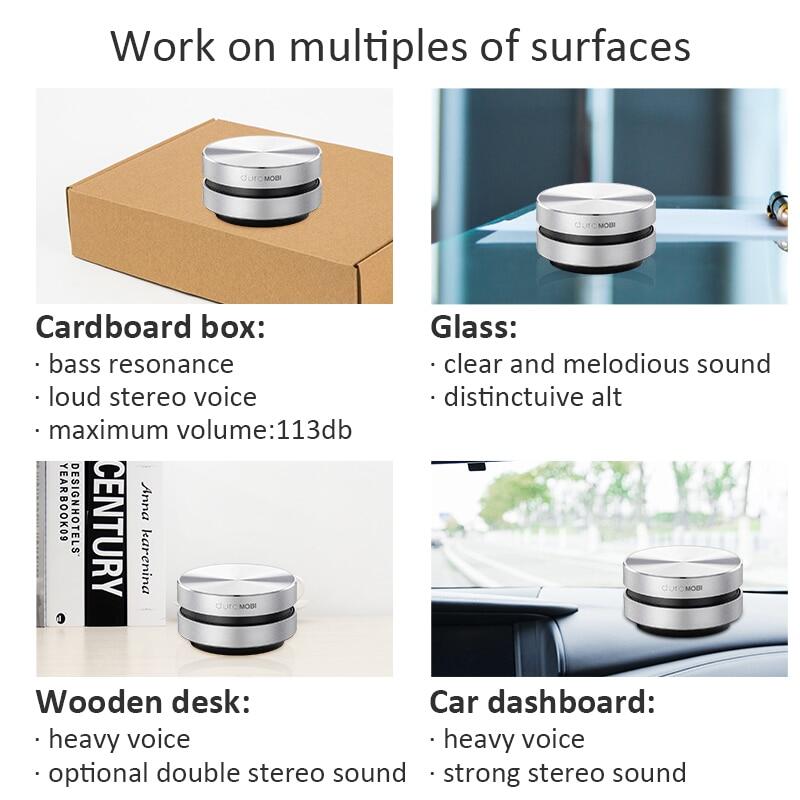 Bone Conduction Bluetooth Speaker Vibration Stereo Audio Digital TWS Wireless Smallest Portable Sound Box DURAMOBIHumbirdSpeaker