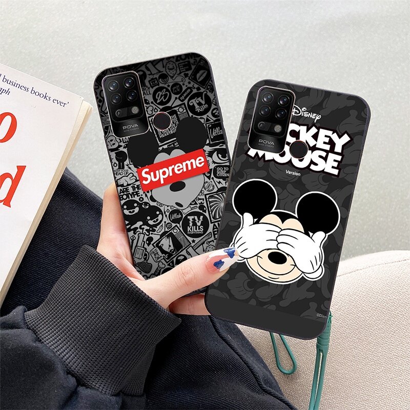 Tecno Pova LD7 Casing Mickey Mouse Cartoon Shockproof Phone Case