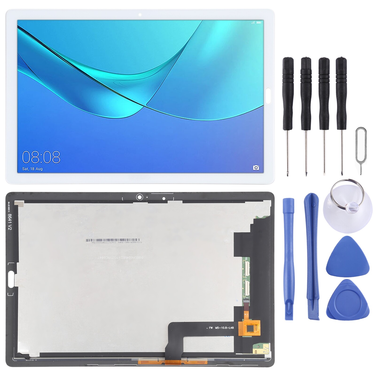 หน้าจอ LCD และ Digitizer Full Assembly สำหรับ Huawei MediaPad M5 10.8 ...