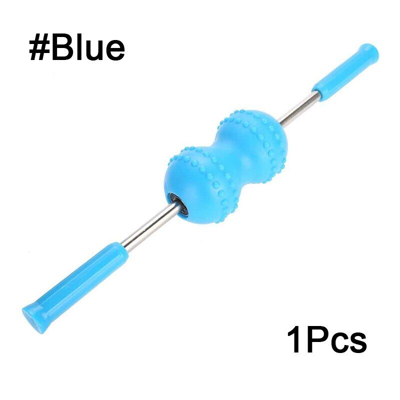 】‘ 1Pcs Massage Roller, Portable Multiftional Body Muscle Yoga Massage Roller Stick Pain Relief Stick