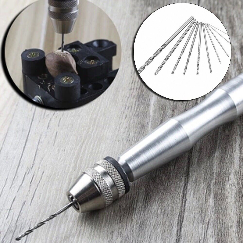 Power Tools Mini Hand Drill Set Multi Use Pin Portable Power tools Silver