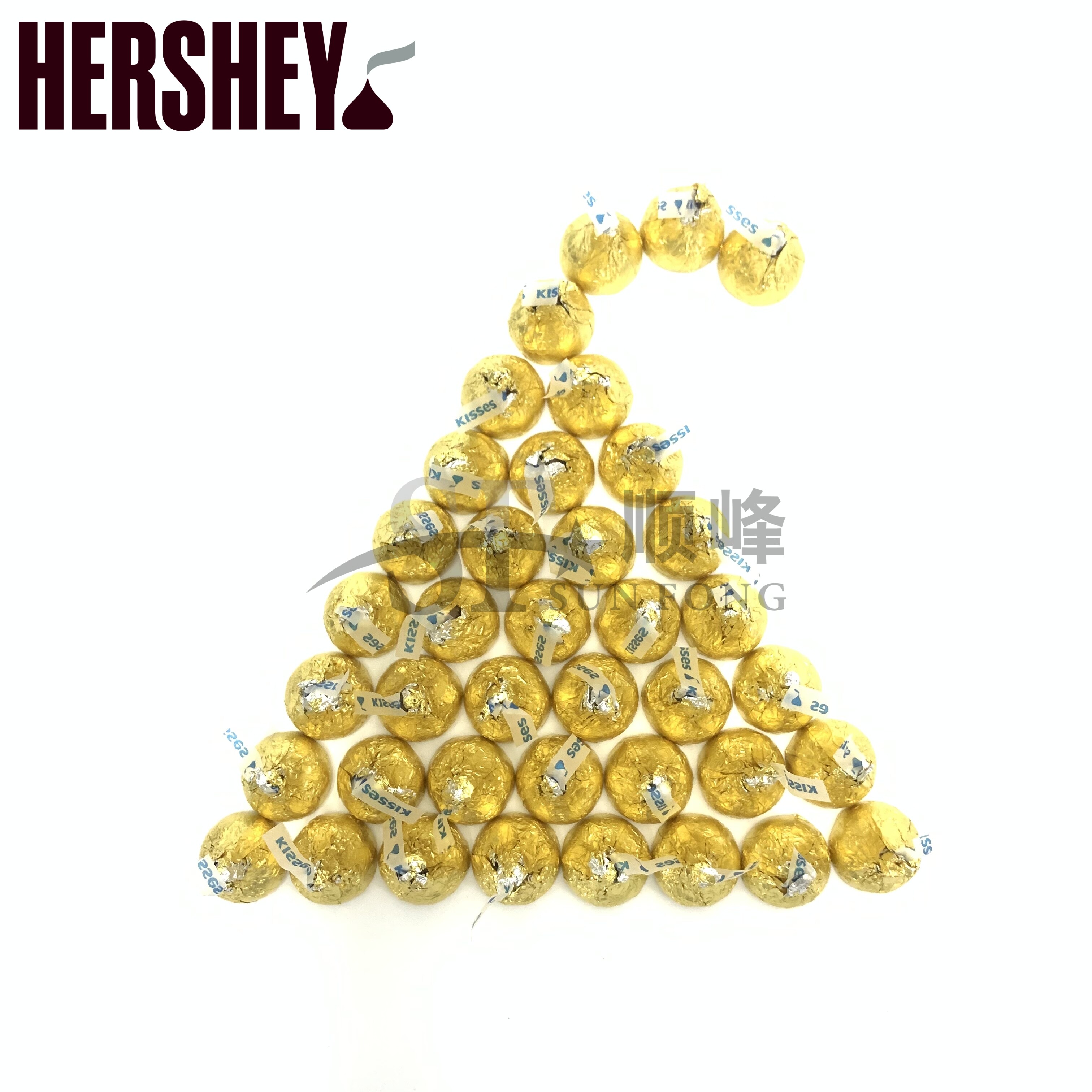 Hershey Kisses Creamy Milk Chocolate 1 Bite Halal 1Pc 好时之吻 奶油味 牛奶巧克力 1颗