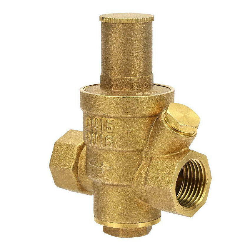 TTLIFE Van Điều Chỉnh Giảm Áp Suất Nước Điều Chỉnh Được Bằng Đồng Thau DN15 1/2