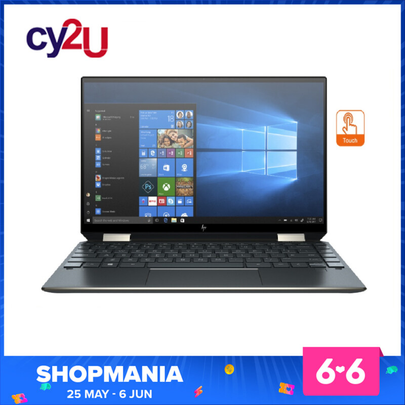 HP Spectre x360 13-AW2099TU 13.3 FHD Touch Laptop - Poseidon Blue (Intel Core i5-1135G7, 8GB RAM, 512GB SSD, Intel Iris Xe Graphics, Win10) + Free MS Office H & S and HP Backpack Malaysia