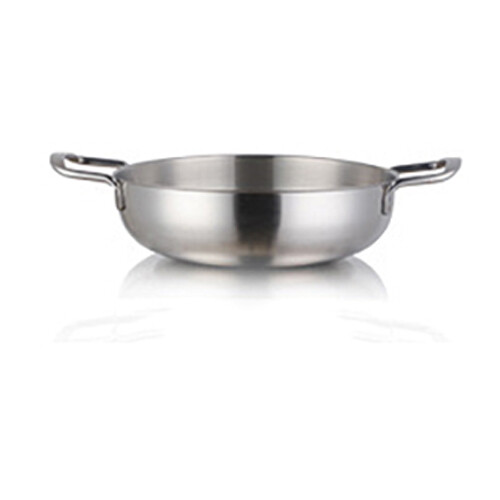 Konco Korean style instant noodle pot Stainelss steel Pan 26cm Gas Induction  Pot Kitchen Cookware Frying Pan  Noodle Pot