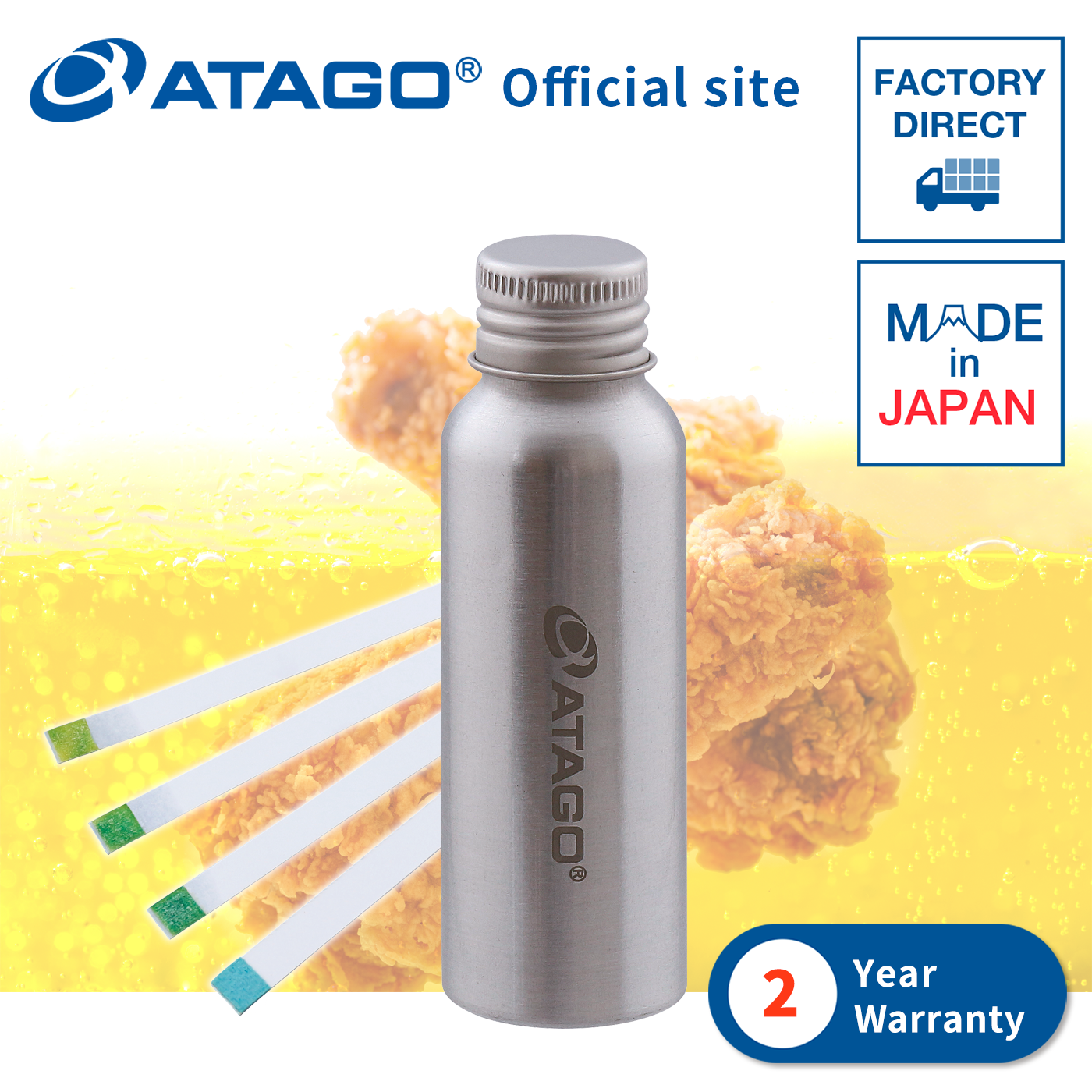 ATAGO Analog Oil Monitor AOM03 60 strips inside (1 bottle 3.33MYR/1