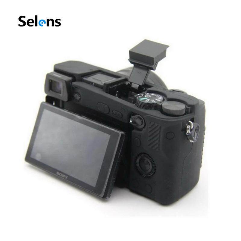 Selens Armor Skin Case Silicone Cover Protector Bag For SONY A6300 Mirrorless Camera
