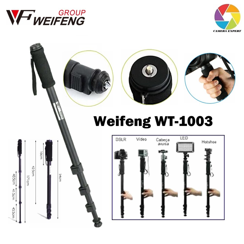 Weifeng Wt 1003 171cm 67 Inch Camera Monopod Lazada