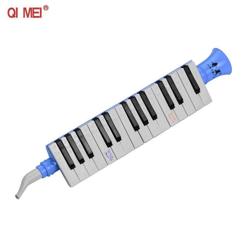 QI MEI QM27A 27 Keys Keybokard Harmonica Portable Melodica Musical Education Instruments for Beginners Students Blue Malaysia