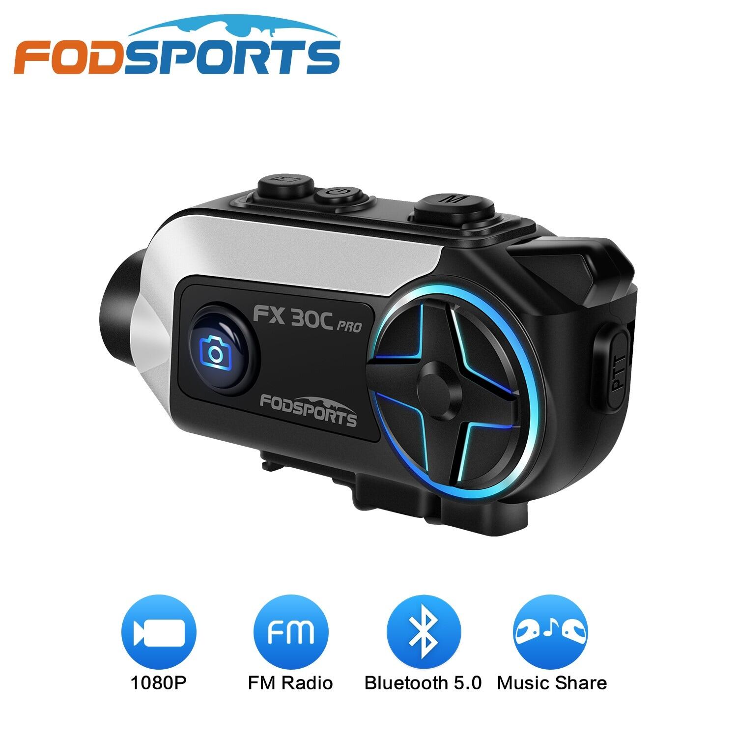 Fodsports FX30C Pro Motorcycle Intercom Helmet Bluetooth Headset