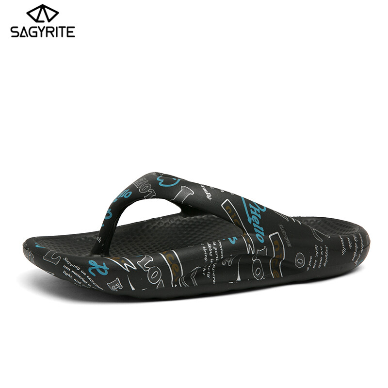 SAGYRITE Men Women Slippers for Women Wedge Flip Flops Beach Sandals Indoor Floor Shoes