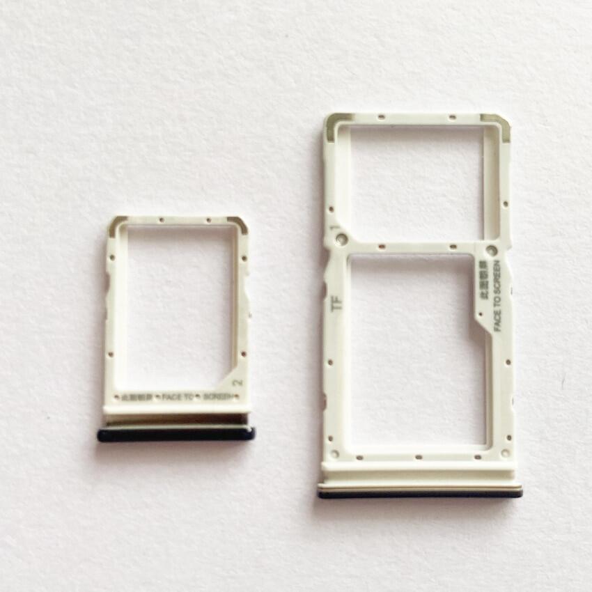 Dual sim tray holder for redmi note8 pro note 8 pro sim card tray sd slot holder adapter socket