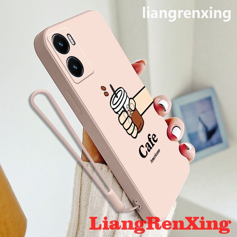 Casing OPPO A57 2022 4g oppo a77s 5g phone case Softcase Liquid Silicone Protector Smooth shockproof Bumper Cover new design YTSNKF02