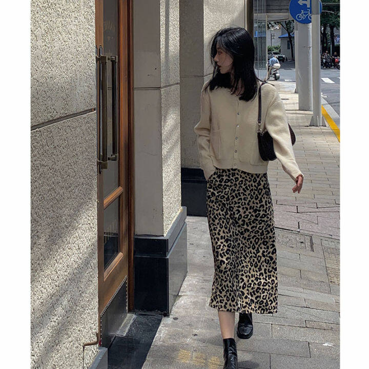 mid length leopard skirts 2020