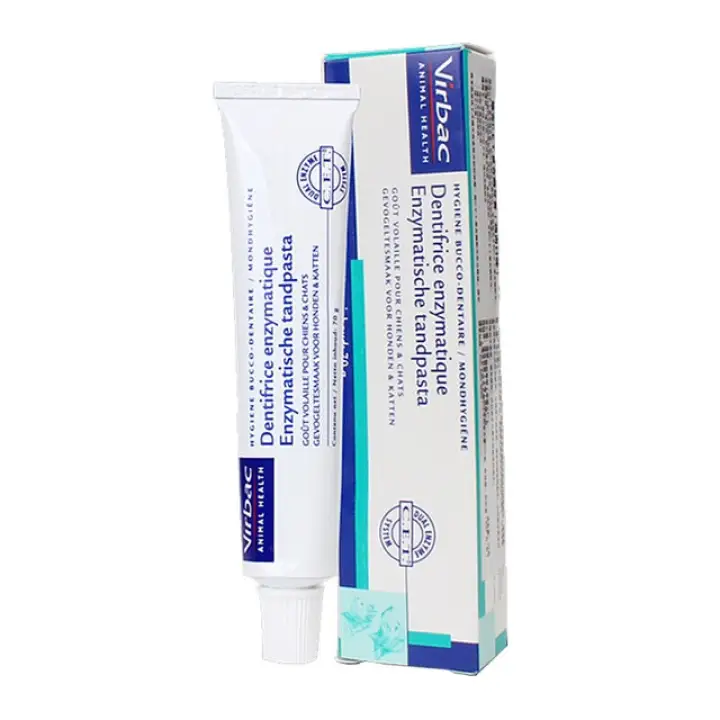 Virbac CET Enzymatic Toothpaste Eliminates Bad Breath by Removing 