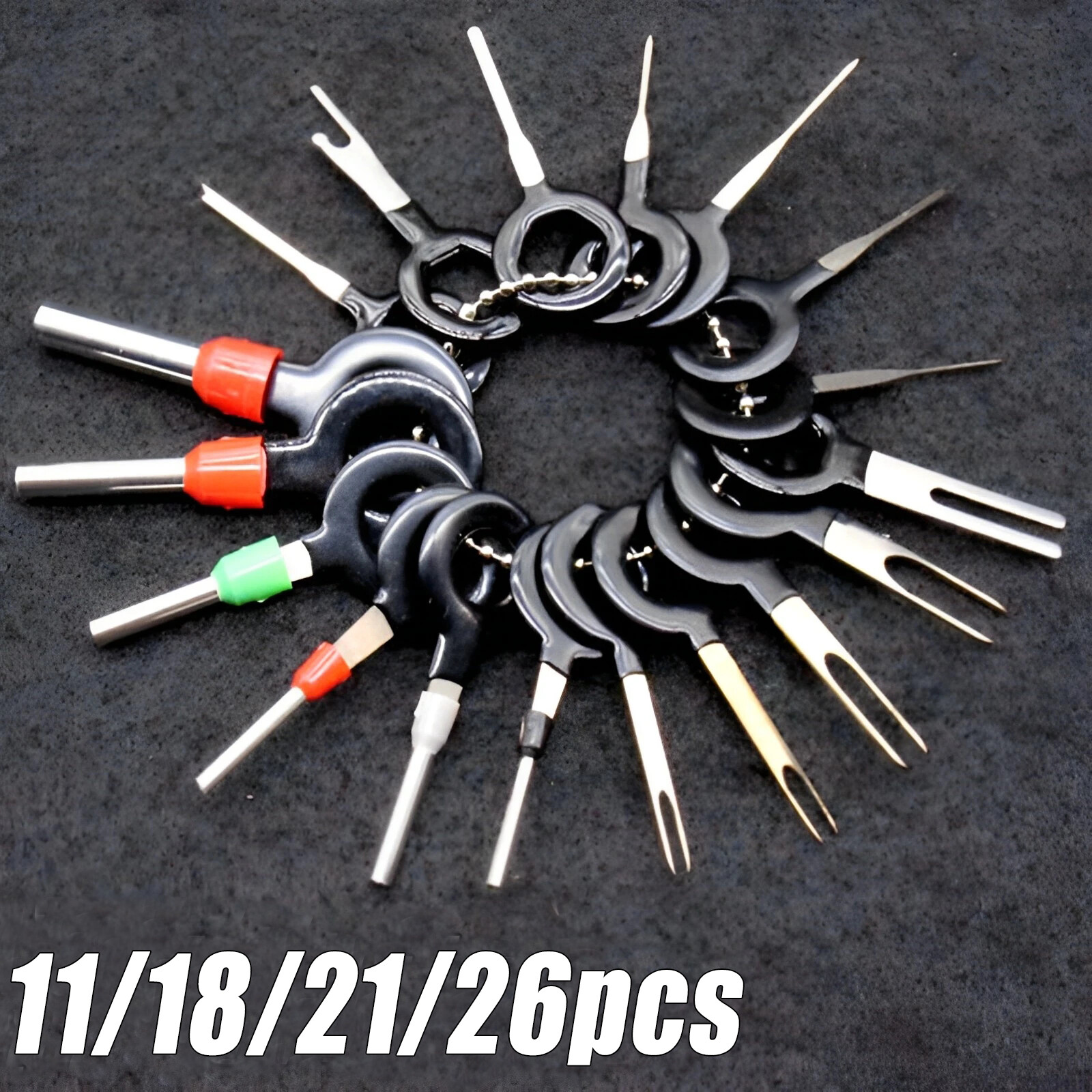 Dụng cụ gỡ máy phát dây điện Giắc kết nối puller phát hành chốt khóa extractor Kit tự động cắm dụng cụ sửa chữa ô tô
