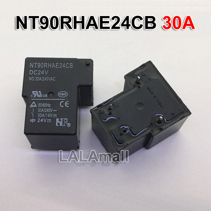 1pc NT90RNAE24CB 40A NT90RHAE24CB 30A High Power Relay 24V DC24V 240VAC T90 4Pins 4P