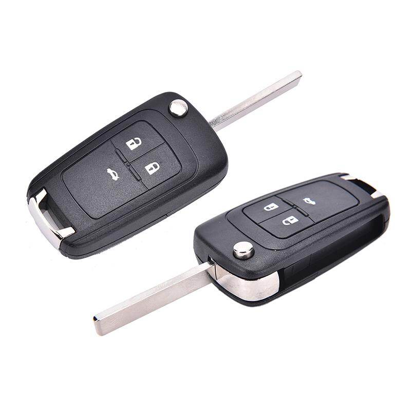 Hong lip Folding 3 Button Flip Remote Key Shell Case Cover Fob for Chevrolet Cruze