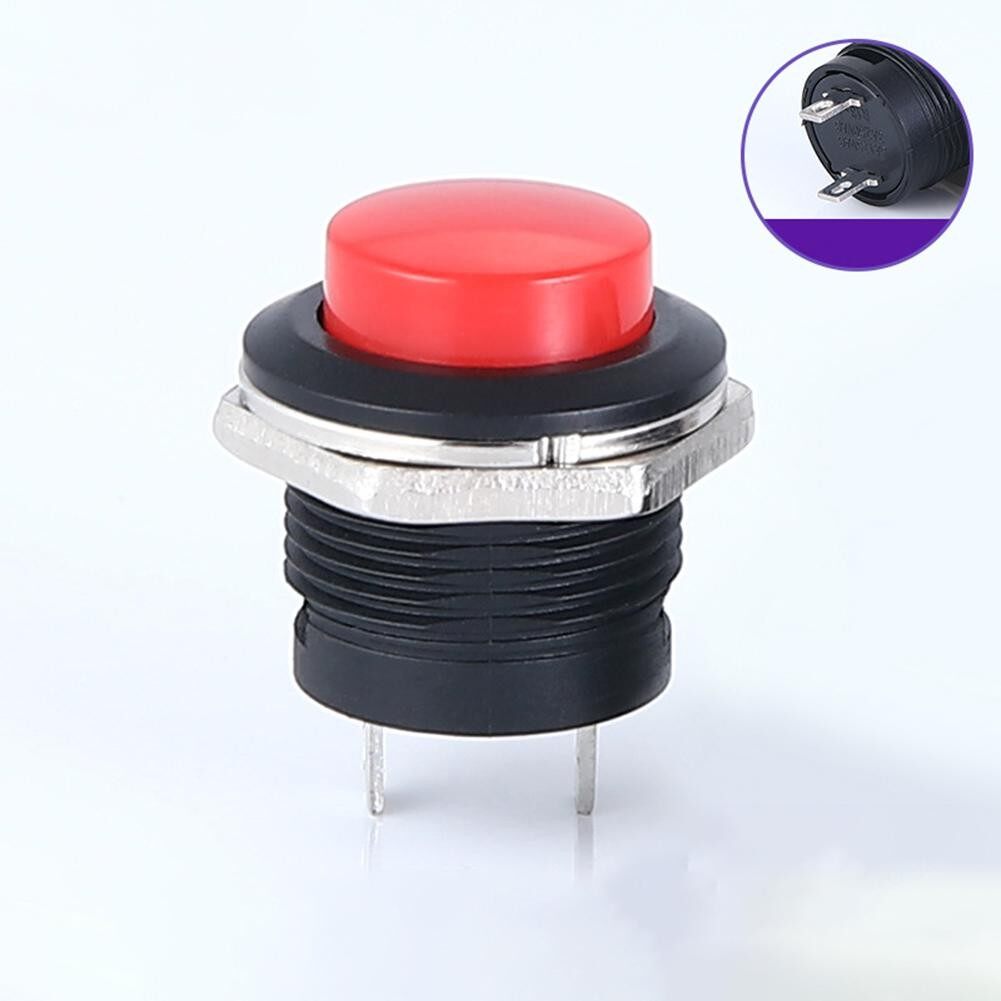 New Waterproof 12V Starter Switch Boat Horn Momentary Push Button Metal