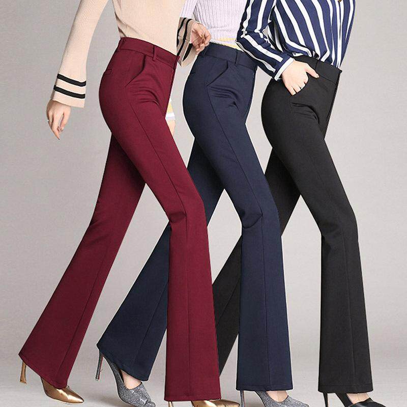 high waisted pull on dress pants