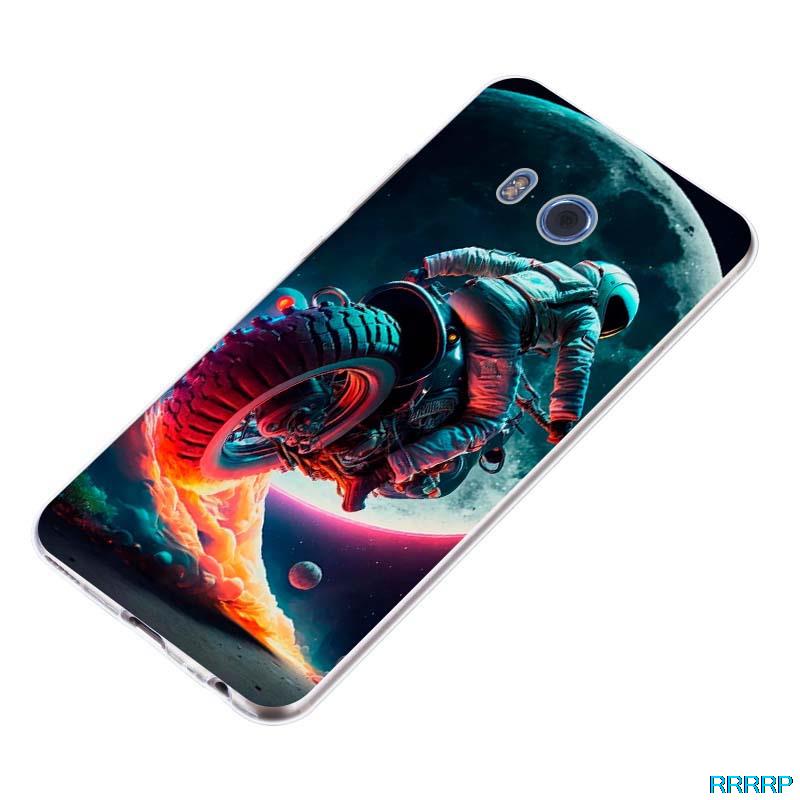 RRRP Cute Case For HTC U11 Astronaut Pattern Soft Silicon TPU Case Cover