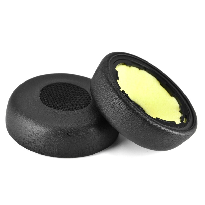 ✪【Yixin Elec】【New Arrival】 lacement Leather Ear Pads Cushion Cover Earpads for -Jabra evolve 75 75+ / 75 75MS Headset