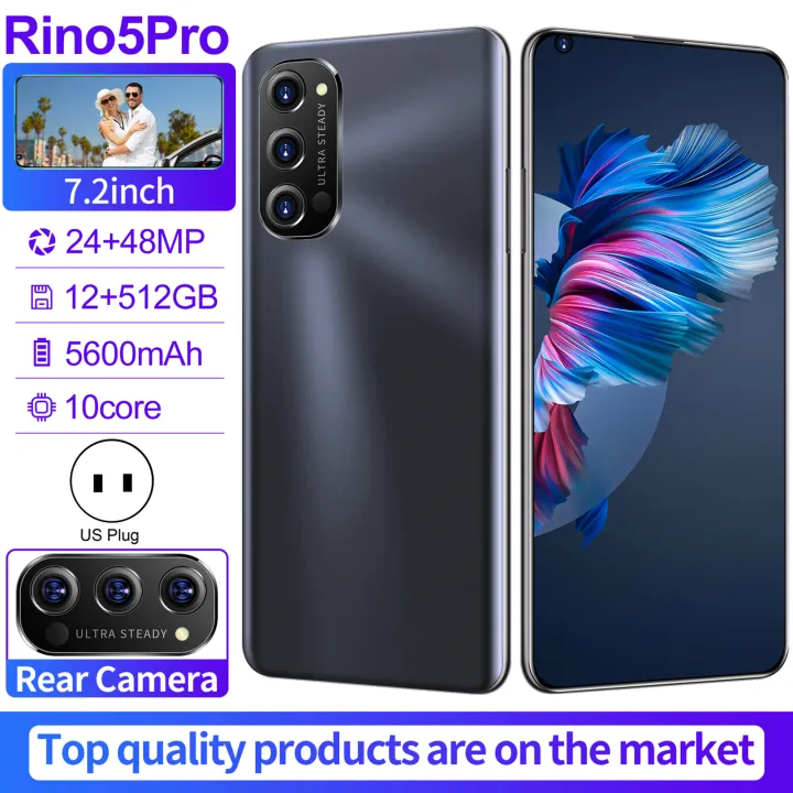 Free Gift Free Shipping 512gb Rino5 Pro 7 3 Inch Hd Full Screen Smartphone With Ten Core Facial Recognition Lazada Indonesia