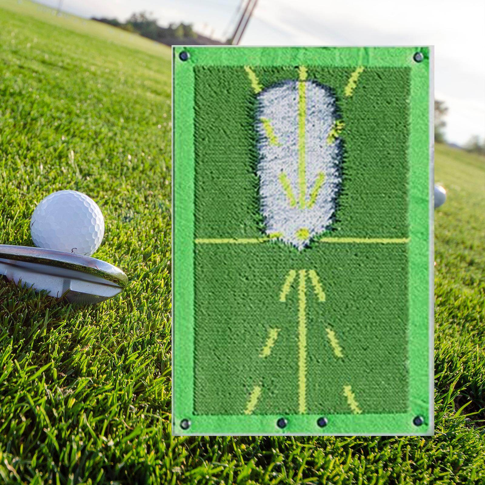 Baoblaze Golf Training Swing Mat, Training Aid Rug Putting Games, Golf Practice Mat, for Home Office Outdoor Indoor Golf Gifts Golf Putting Use Adults