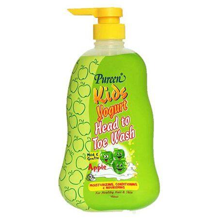 pureen yogurt head toe wash