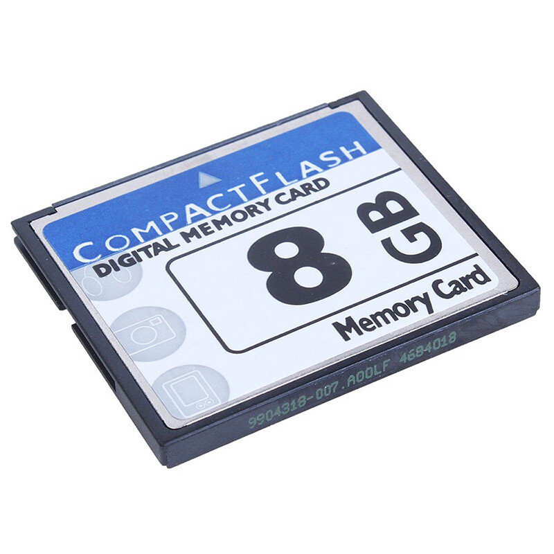 Professional 8GB Compact Flash Memory Card(White&Blue)