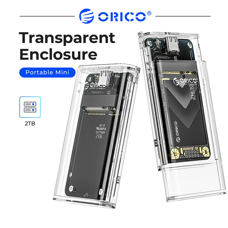 Caixa SSD ORICO mSATA USB 3.1 5Gbps SATA Para Disco Rígido Tipo C Adaptador Compatível Com Windows & Mac OS (TC10)