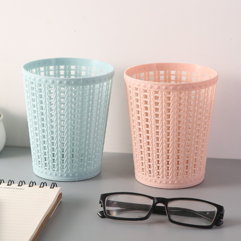 Plastic Mini Desktop Multifunctional Trash Can Home Storage Bucket Accessories Garbage Bin Nordic Style Living Room Office