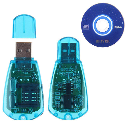 tanjiaxun USB Cellphone Standard SIM Card Reader Copy Cloner Writer SMS Backup GSM/CDMA+CD