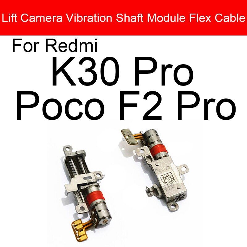 Front camera lift motor vibration for xiaomi mi 9t poco f2 pro for redmi k20 k30 pro vibrator shaft module flex cable not camera