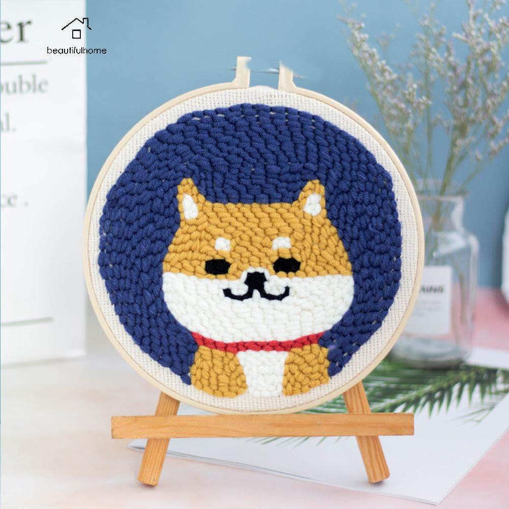 Cotton Monks Cloth Embroidery Needlework Fabric for Punch Needle Craft DIY