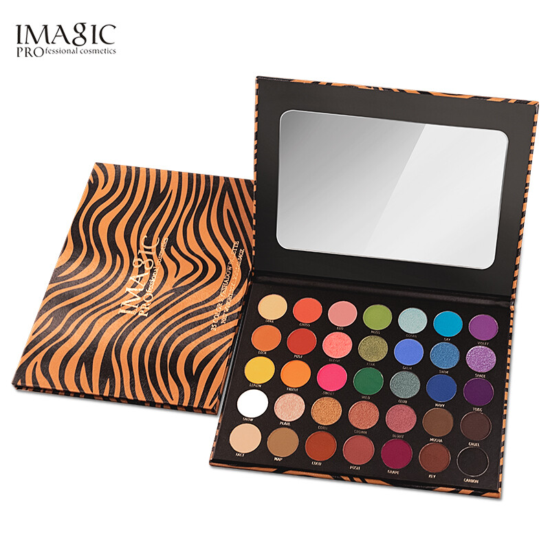IMAGIC 35 Color Eyeshadow Palette Matte Glitter Eyeshadow Primer Luminous Eye Shadow Ladies Gift Qual Codigo Rastreio