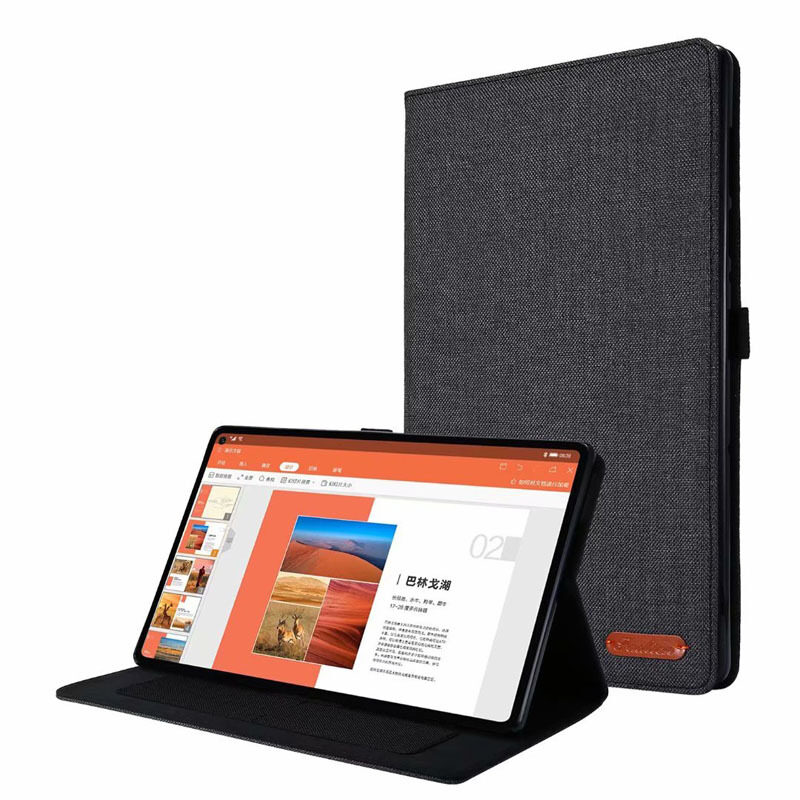 Mẫu Vải Bao Da PU Cho Lenovo Tab M10 FHD Plus Bao Da Giá Đỡ Lenovo M10 Plus X606 X606F X606X