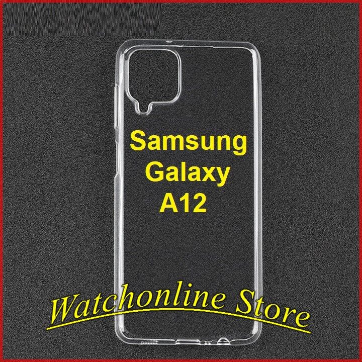 Ốp lưng silicon dẻo trong suốt Samsung Galaxy A12