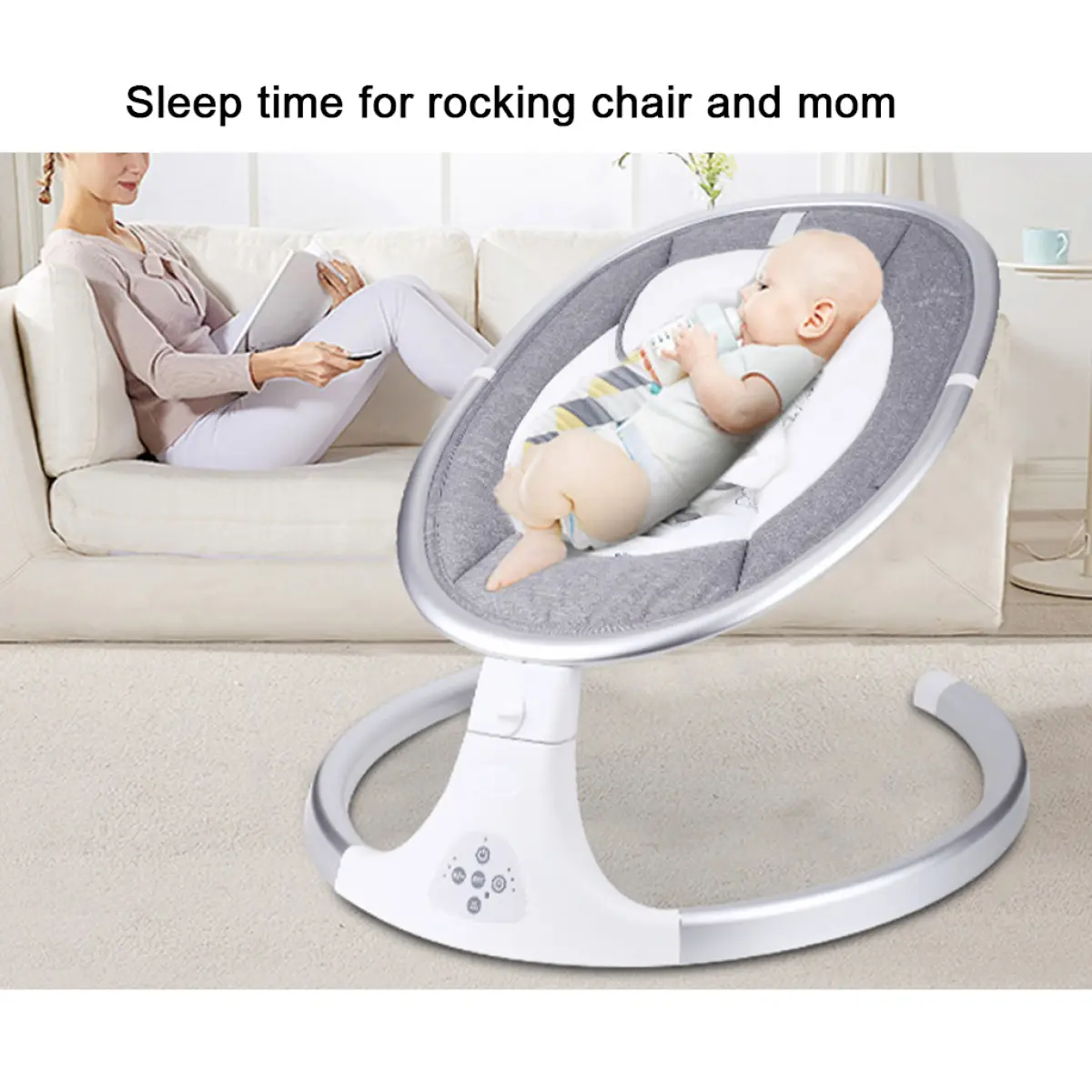 baby electric swing bed