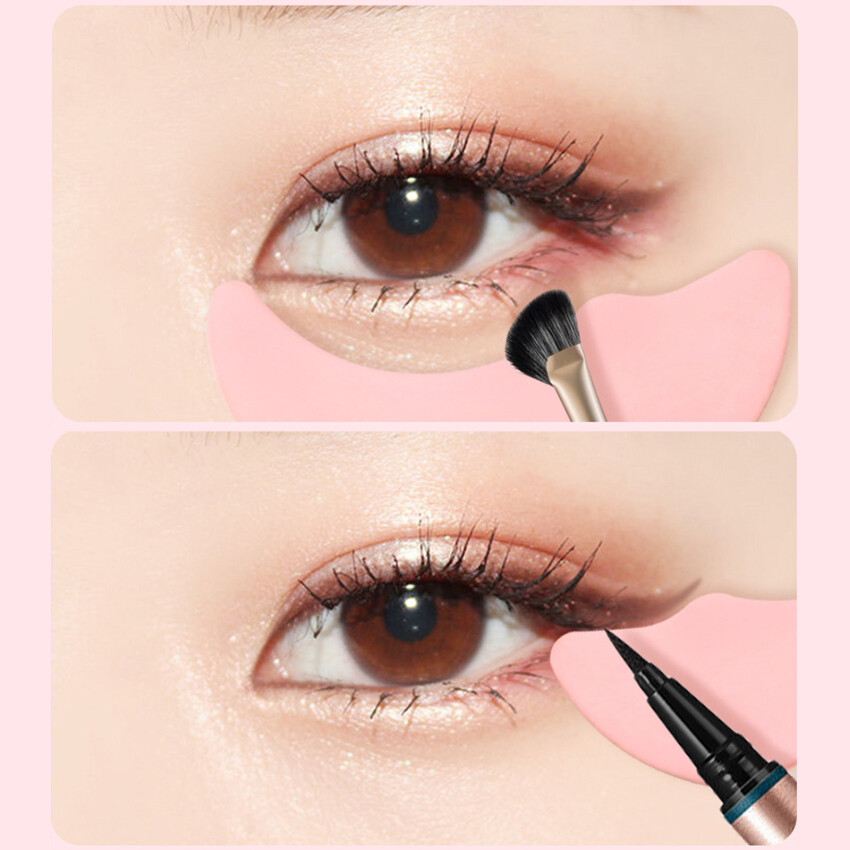 【In Stock x TOPQSC】1 Pc Makeup Beauty New Eyeliner Eyeshadow Stencil Models Template Shaper Tool Quick Eyeliner Eyeshadow Stencil