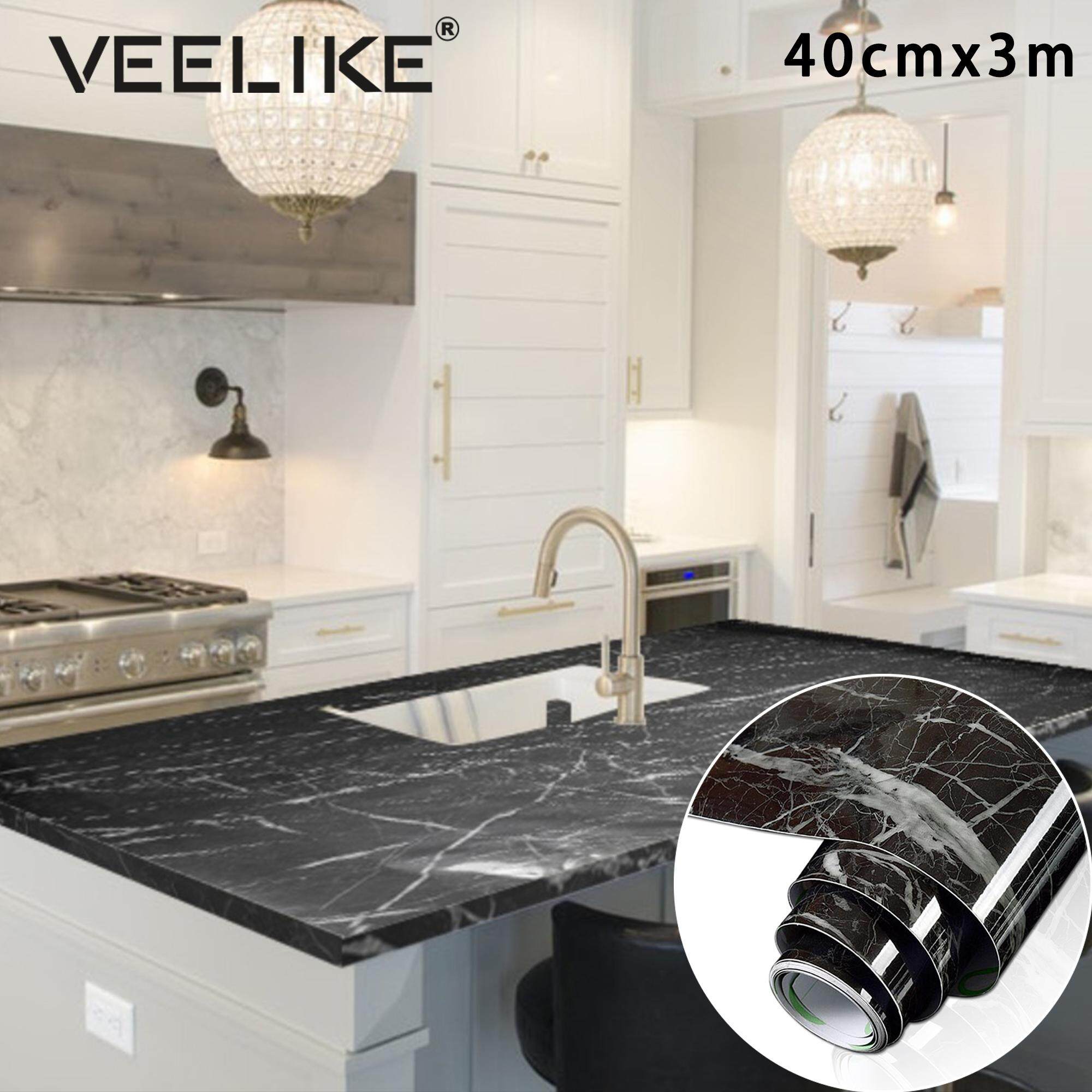 Bathroom Pvc Self Adhesive Wallpaper Marble Wall Sticker