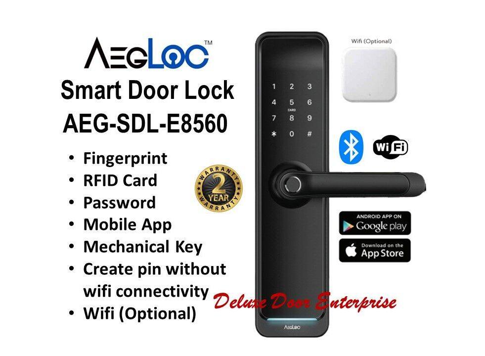 AEGLOC Smart Door Lock E8560 / Smart Lock / Digital Door Lock / Digital