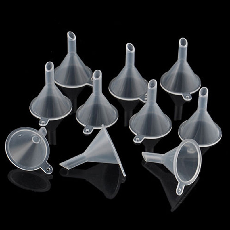 【LovingLife】1PCS/10PCS  3/5cm diameter mini plastic funnel transparent small multifunctional oil funnel laboratory supplies kitchen oil funnel
