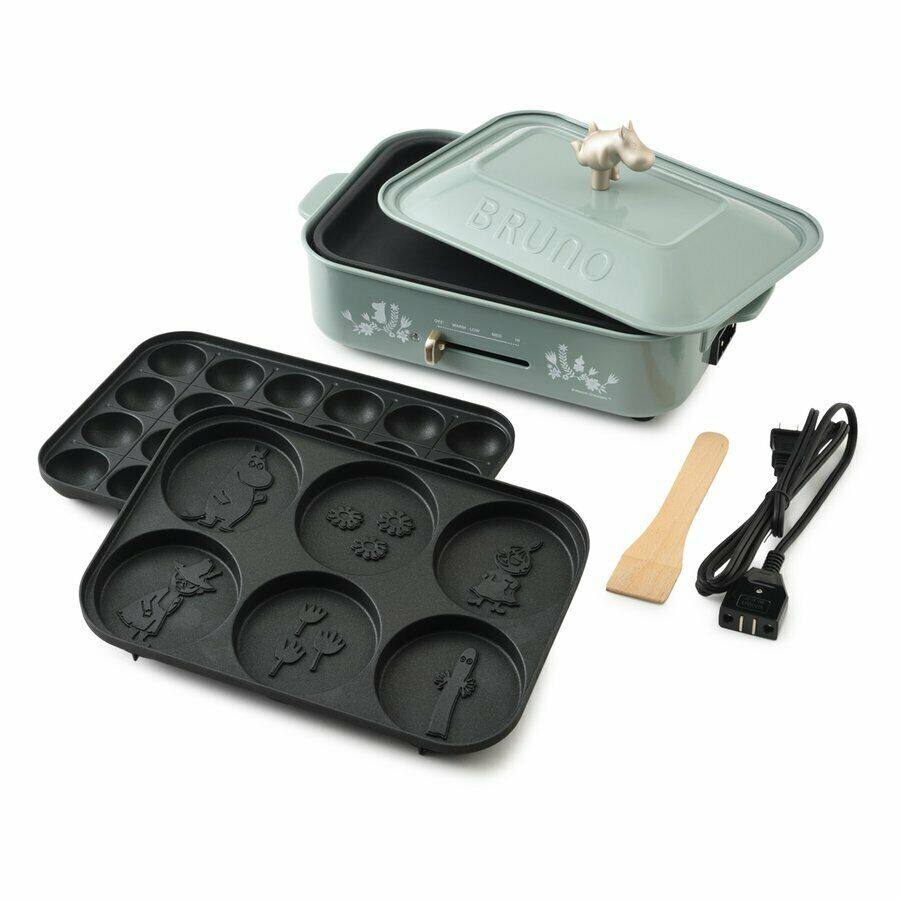 キッチン家電 MOOMIN Compact Hot Plate Amazon.com: BRUNO compact hotplate Electric Griddles (moomin