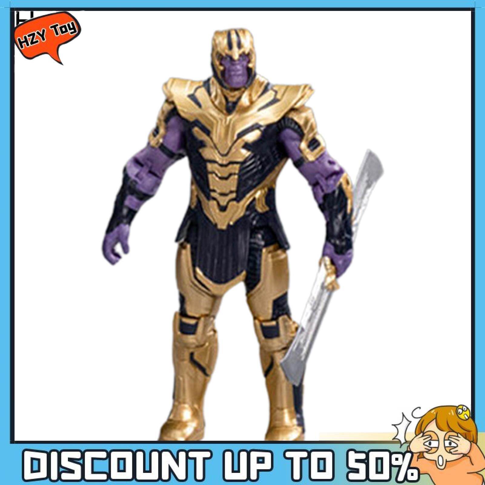 Marvel Iron Man Model Vivid Expression Excellent Craftmanship Solid The Avengers Thor Hulk Iron Man Statue for Collection Durable Marvel Iron