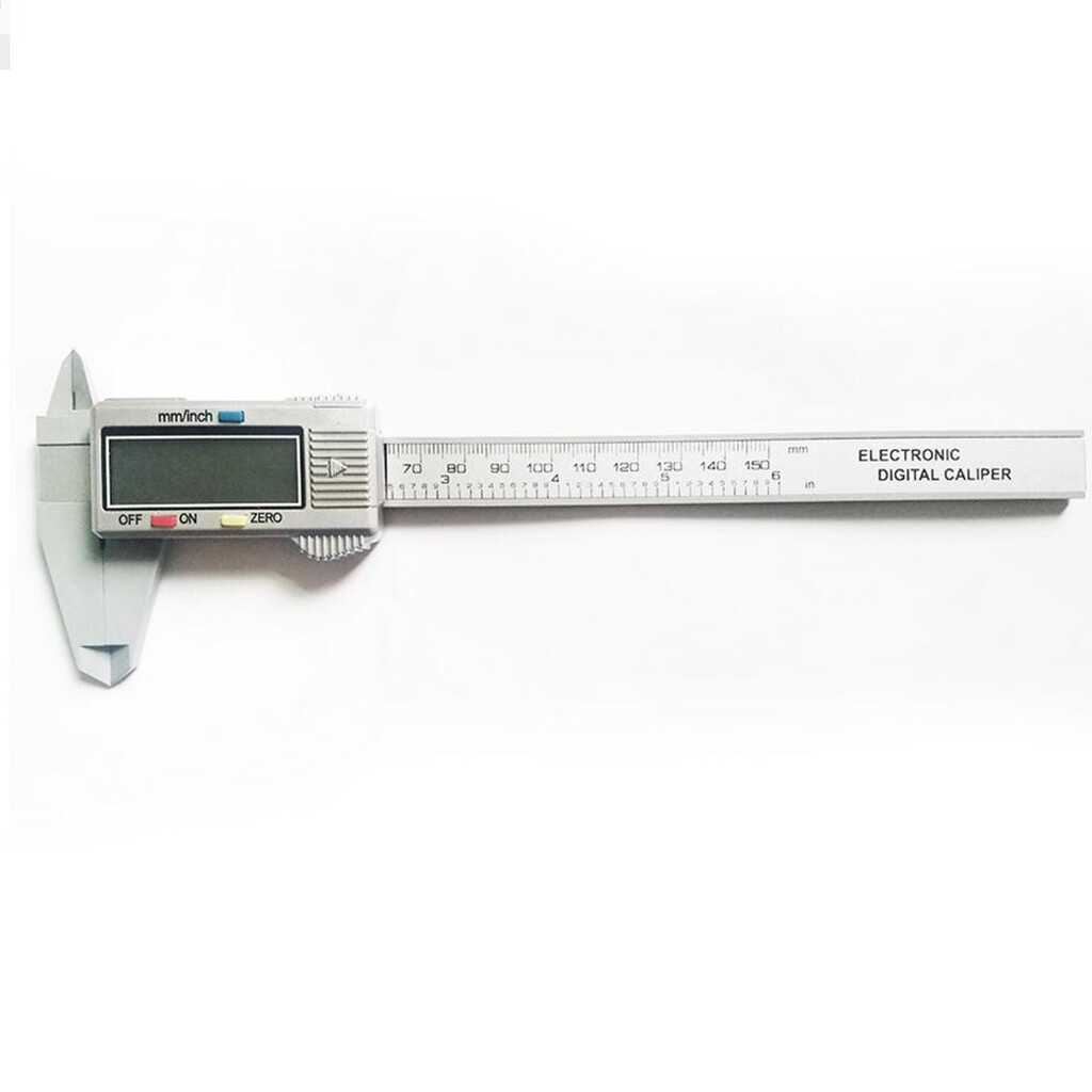 Blesiya Digital Caliper Plastic Electronic LCD Micrometer Measuring 0-6''/150mm #1