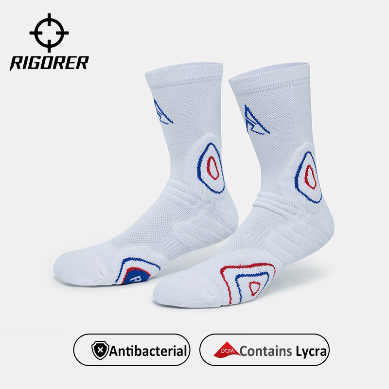 RIGORER Austin Reaves Basketball Socks High Tube Thickened Breathable Antibacterial Sports Socks Z123340305