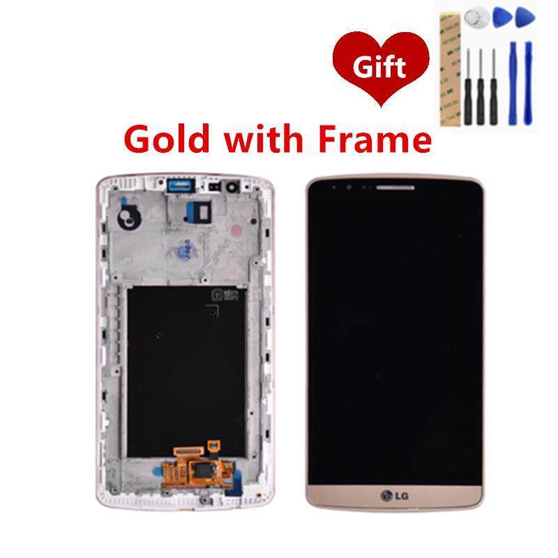 Untuk LG G3 D850 D851 D855 Layar LCD Digitiser Lengkap LCD Layar Sentuh Panel Perakitan Pengganti Suku Cadang 5.5 Inch