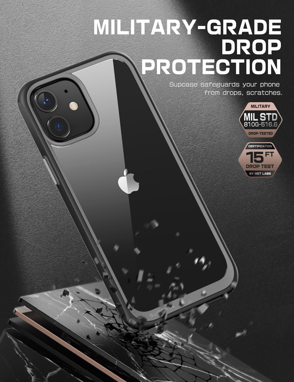 Ốp Lưng SUPCASE Unicorn Beetle Style Series Được Thiết Kế Cho Apple iPhone 12 Mini (Phiên Bản 2020) Ốp Lưng Bảo Vệ Lai Cao Cấp 5.4 Inch